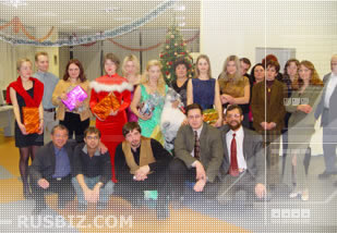 Rusbiz Team in New Year Party